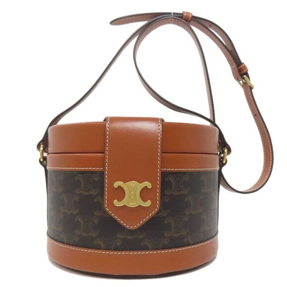 CELINE Handbags - Celine Pvc Brown Shoulder Bags